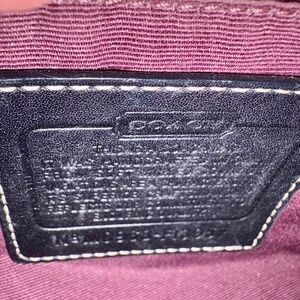 Leather Coach (genuine) crossbody or over-the-shoulder bag
